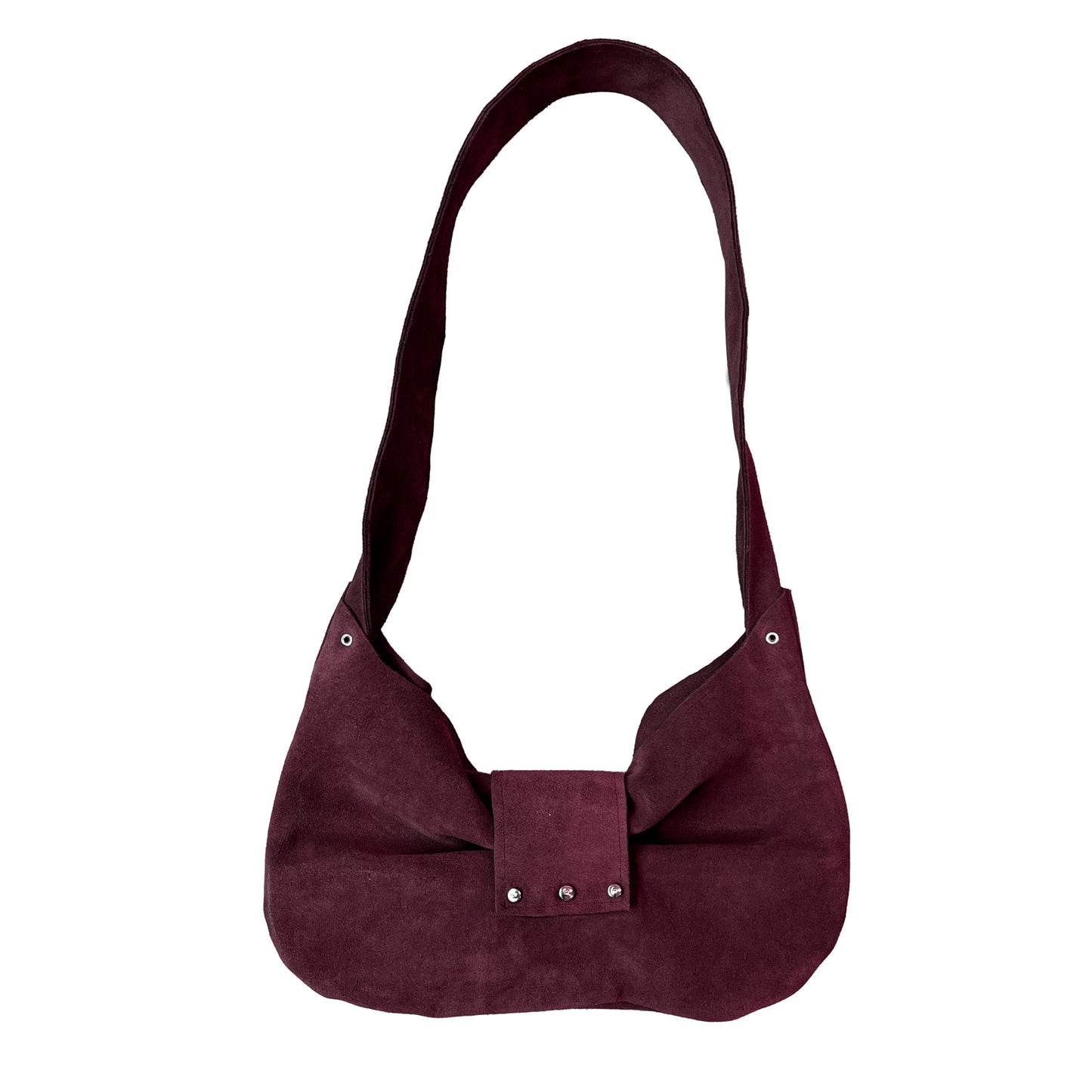 LE NOEUD BURDEOS SUEDE BAG