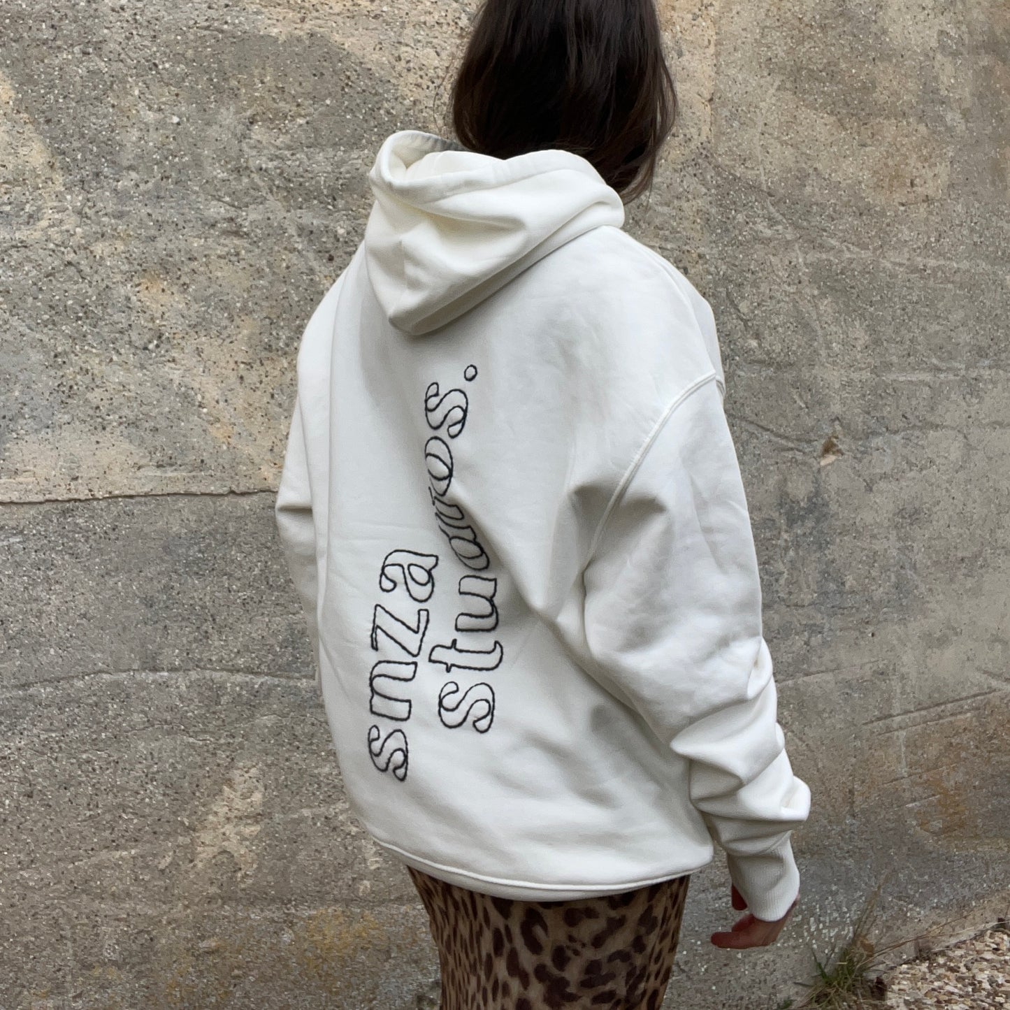 SNZA STUDIOS OFF-WHITE HOODIE