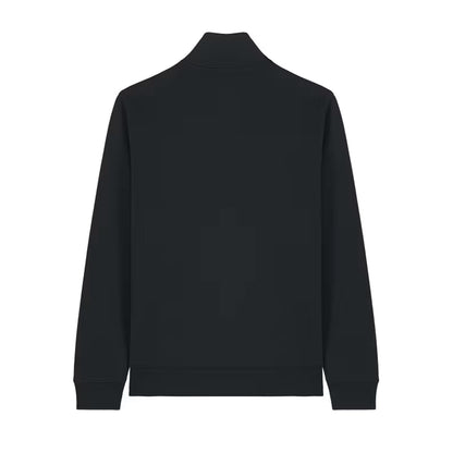SNZA STUDIOS BLACK QUARTER-ZIP SWEATSHIRT